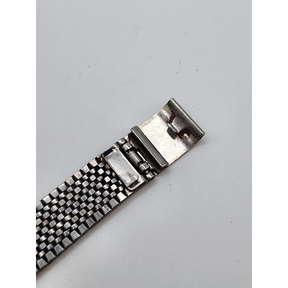 Seiko Quartz Watch Womens 6 Gold Tone Rectangle Dial Vintage 1N01-5A00
